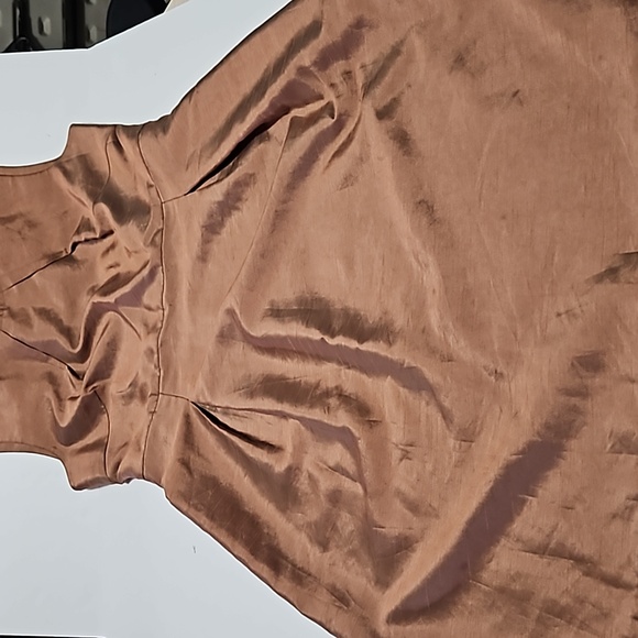 Women's 2pc Bronze Dress & Blazer Lined Matching Suit Set #W-724 - Picture 10 of 16